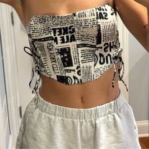 Garage vintage NY corset top